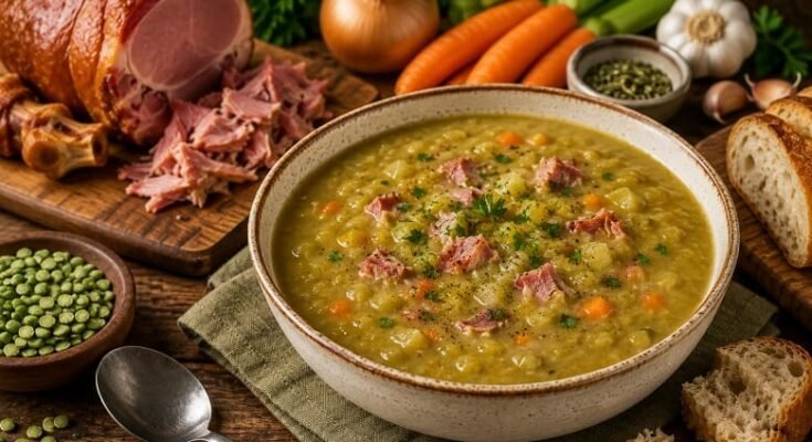 Pea Soup with Smoked Ham Recipe